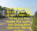 ĐẤT CHÍNH CHỦ - GIÁ RẺ - CẦN BÁN  LÔ ĐẤT CHÍNH CHỦ TẠI Xã Duy Thu, huyện Duy xuyên, tỉnh Quảng Nam