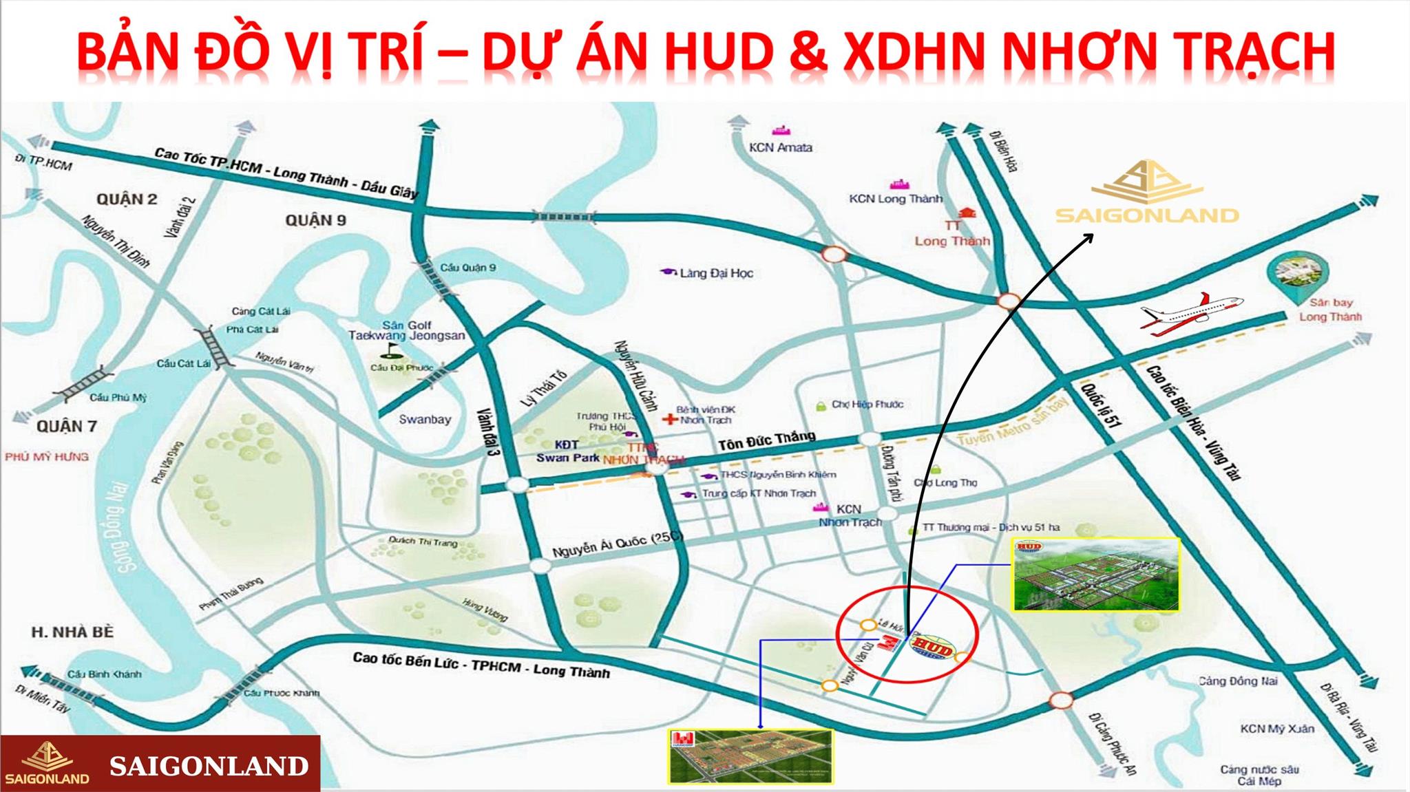 Cty Saigonland Nhơn Trạch - Mua bán đất Nhơn Trạch - Dự án Hud Nhơn Trạch Đồng Nai. - Ảnh 4