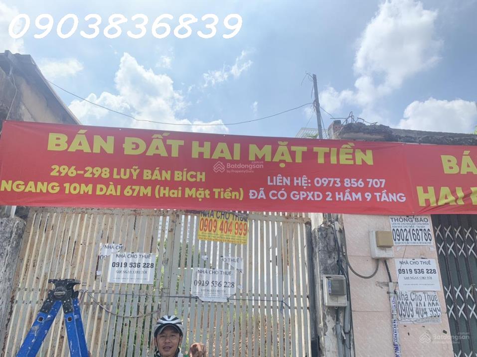 Chính chủ bán 670m2 đất 2 mặt tiền Lũy Bán Bích, phường Hòa Thạnh, Q. Tân Phú, HCM - Ảnh 4