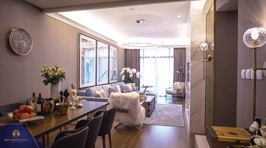 Cho thuê căn 2PN chung cư Sun Ancora Lương Yên đồ cơ bản hoặc full đồ - Ảnh chính