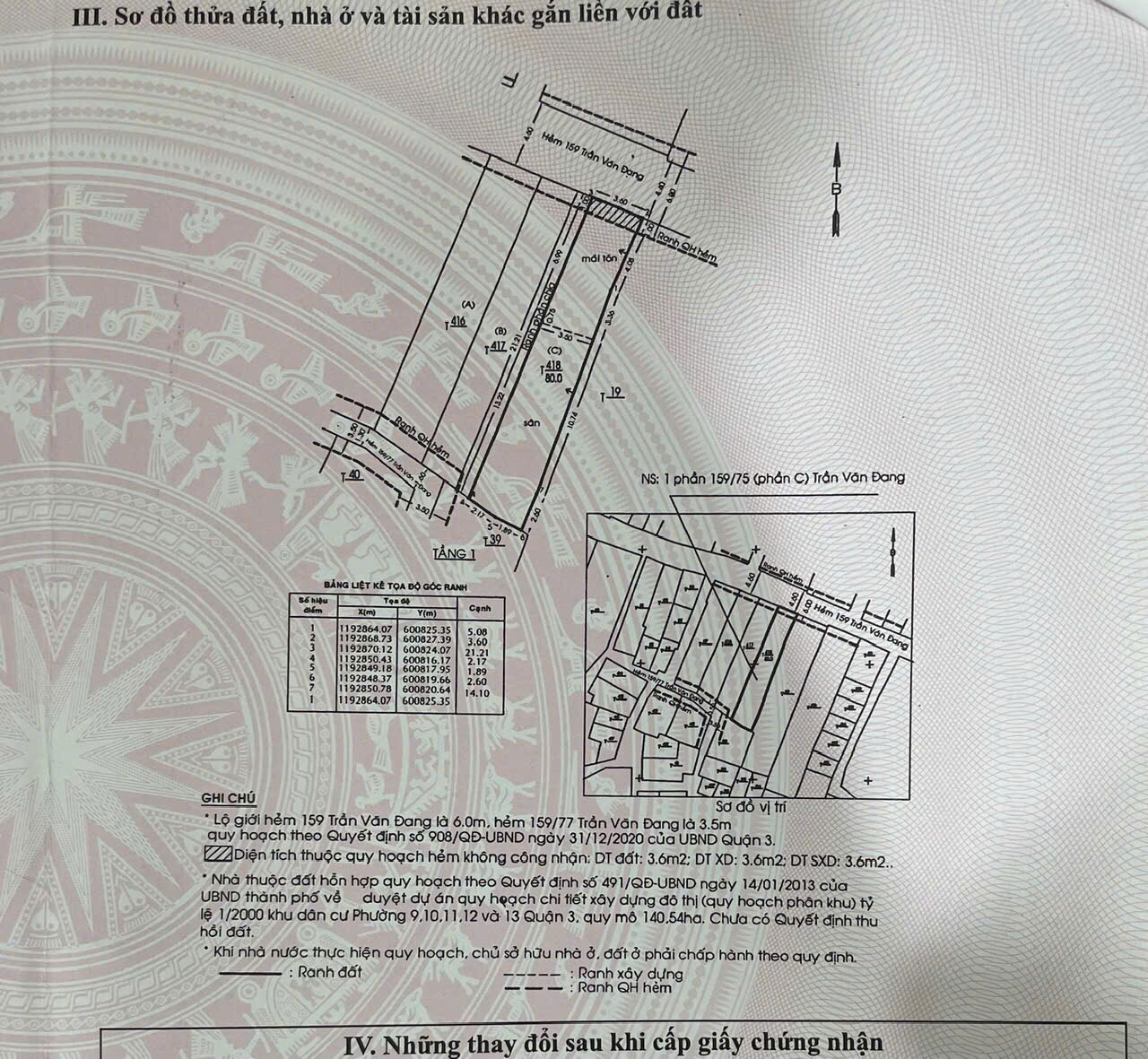 CHÍNH CHỦ BÁN ĐẤT TẠI ĐƯỜNG TRẦN VĂN ĐANG, PHƯỜNG 11, QUẬN 3, TP HCM, GIÁ LÀ 22,5 TỶ - Ảnh 3