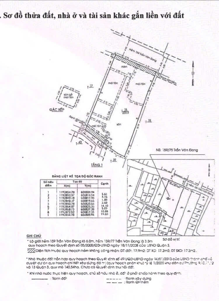 CHÍNH CHỦ BÁN ĐẤT TẠI ĐƯỜNG TRẦN VĂN ĐANG, PHƯỜNG 11, QUẬN 3, TP HCM, GIÁ LÀ 22,5 TỶ - Ảnh 2