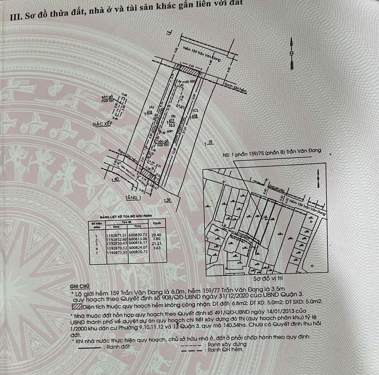 CHÍNH CHỦ BÁN ĐẤT TẠI ĐƯỜNG TRẦN VĂN ĐANG, PHƯỜNG 11, QUẬN 3, TP HCM, GIÁ LÀ 22,5 TỶ - Ảnh 4