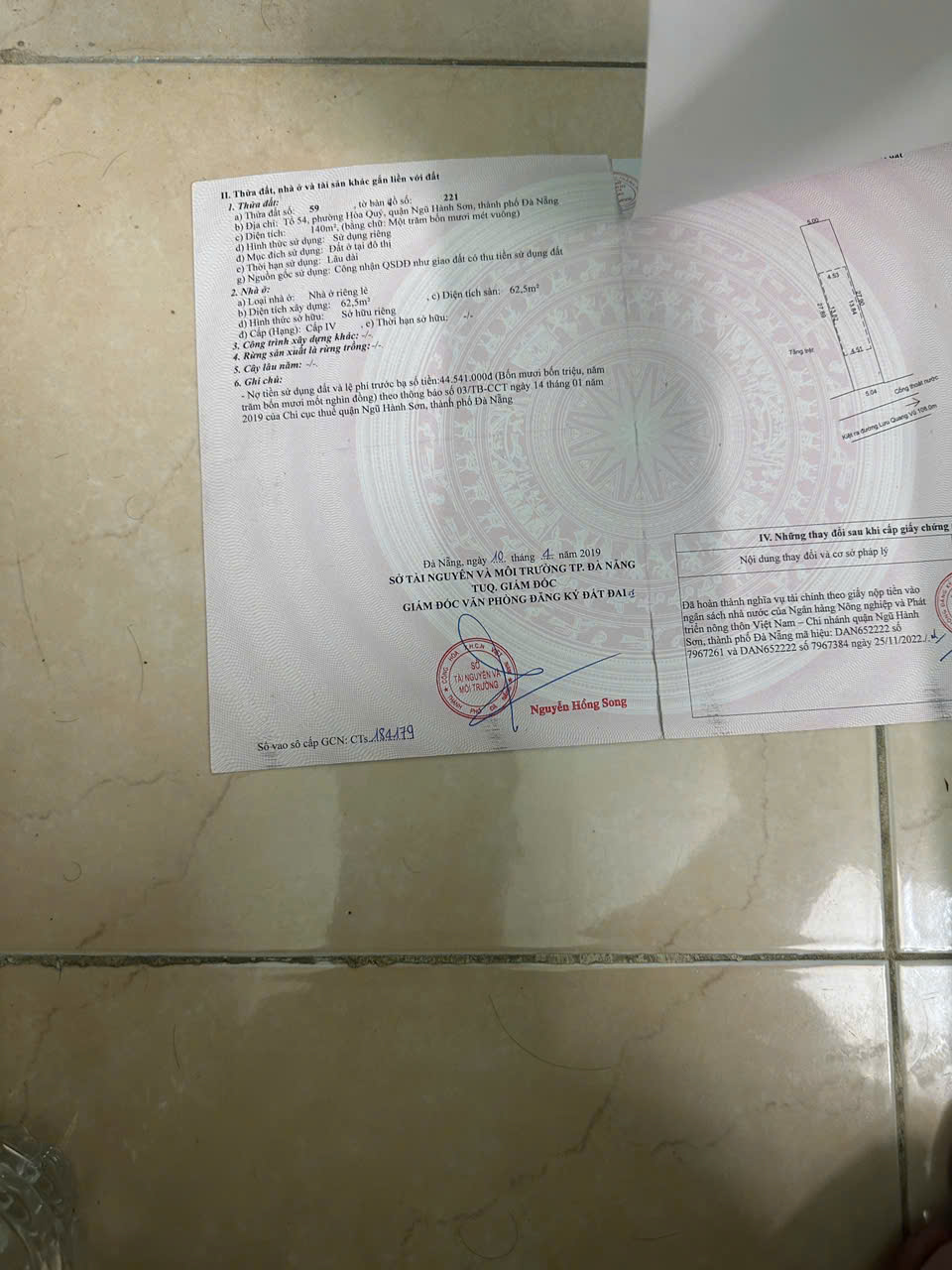 BÁN NHÀ CẤP 4 KIỆT LƯU QUANG VŨ CÁCH CHỢ KHÁI TÂY 50M, DT 140M2 SHR 2.85 TỶ. LH:0905223497. - Ảnh 2