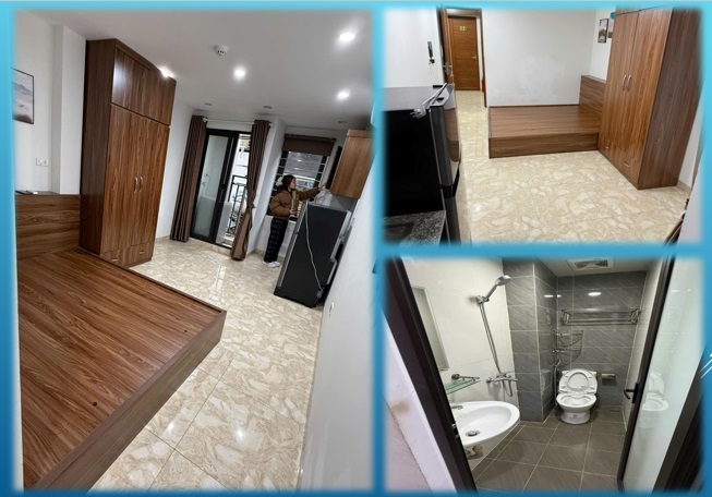 Full đồ mang vali tới ở. Cho thuê STUDIO Ngõ 50 Đình Thôn, Nam Từ Liêm, LH 0386833964 - Ảnh chính