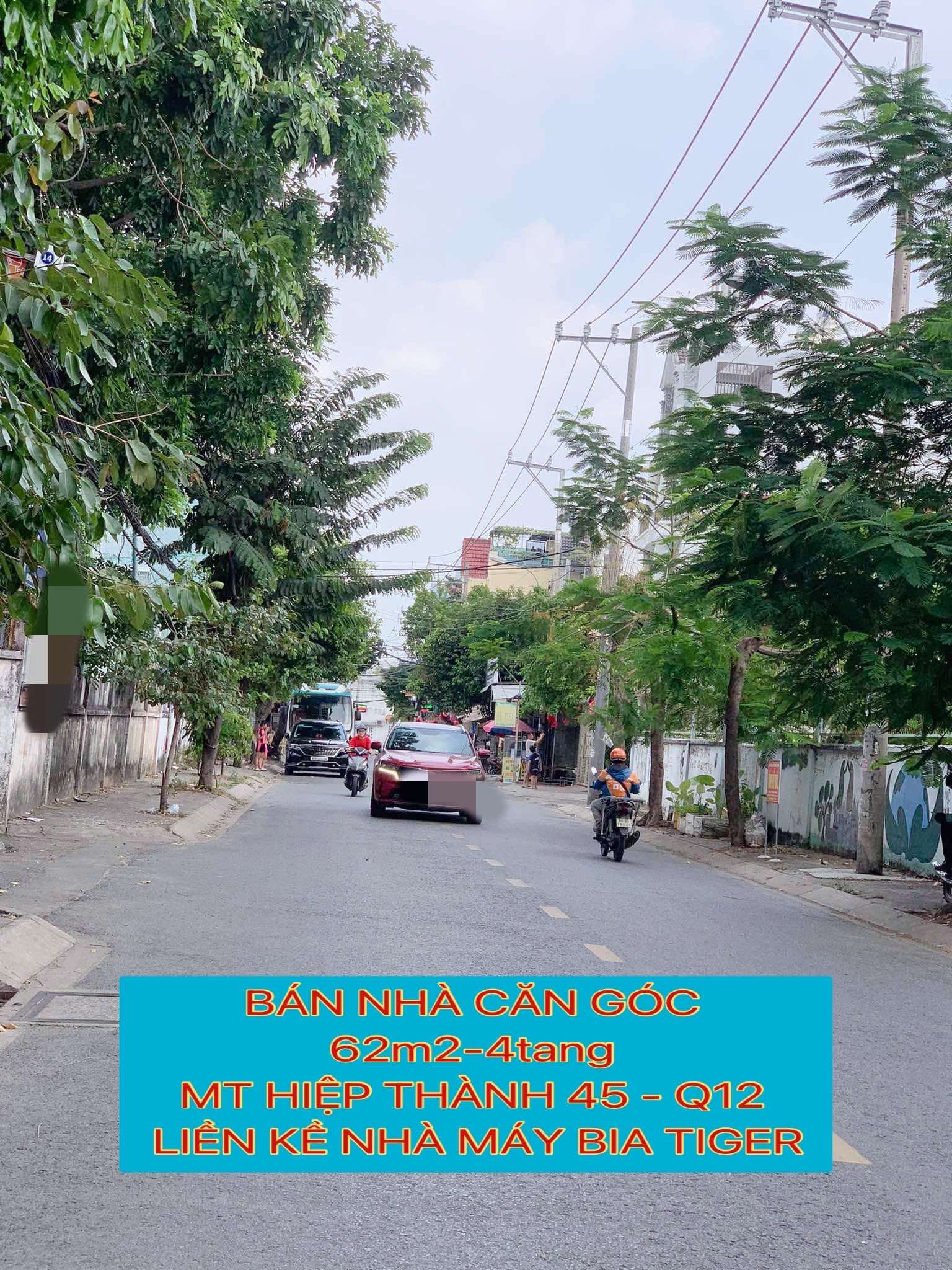 Bán nhà căn góc 62m2-4tang mt Hiệp Thành 45 Q12 ,liền kề nhà máy bia Tiger - 5 tỷ nhỉnh 0932030061 - Ảnh 2