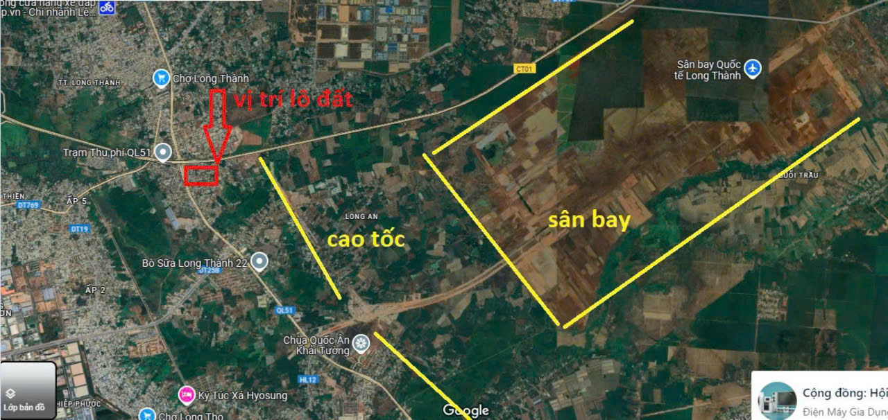 BÁN ĐẤT CÁCH CỔNG SÂN BAY LONG THÀNH 2KM, 584M2 CÓ SẴN NHÀ TRÊN ĐẤT, CHỈ 8.9 TỶ. LH:0931351494. - Ảnh 3