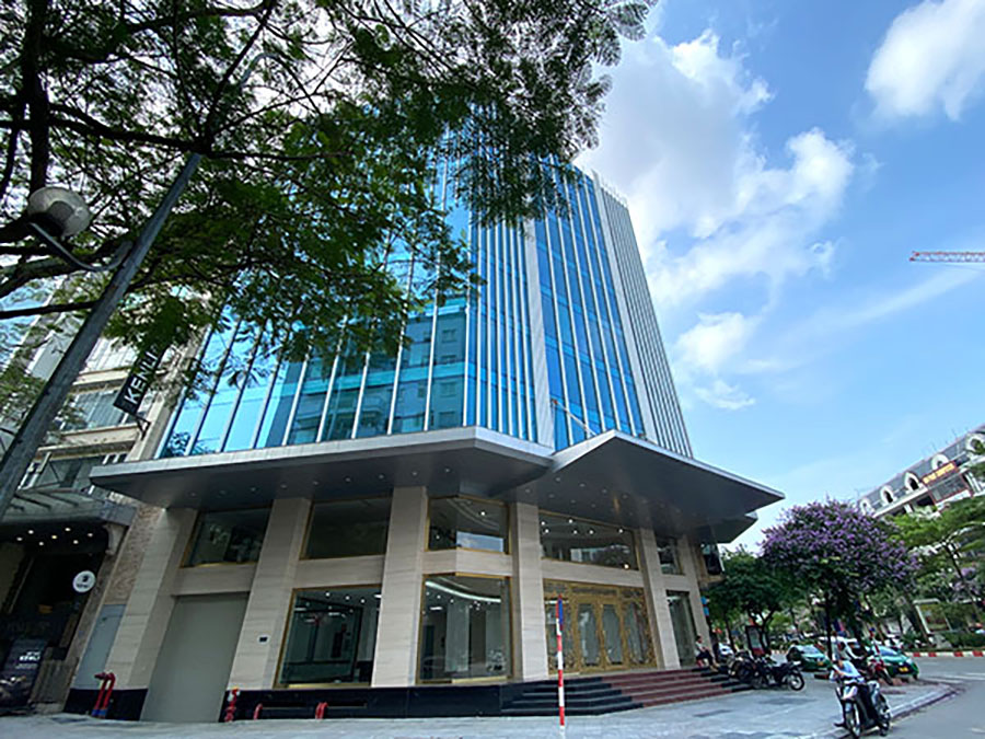 Cho Thuê Tòa Văn Phòng VIP 11 Tầng MP Trần Thái Tông.DT 315m2. Lô Góc. Giá 700tr/th - Ảnh 1