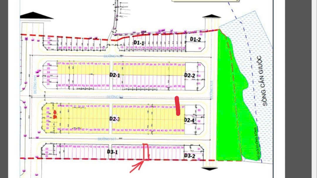 CHÍNH CHỦ BÁN LÔ ĐẤT ĐẸP TRONG KDC ĐẶNG HUỲNH TT CẦN GIUỘC, 90M2 CHỈ 2.55 TỶ LH;0777108193. - Ảnh chính