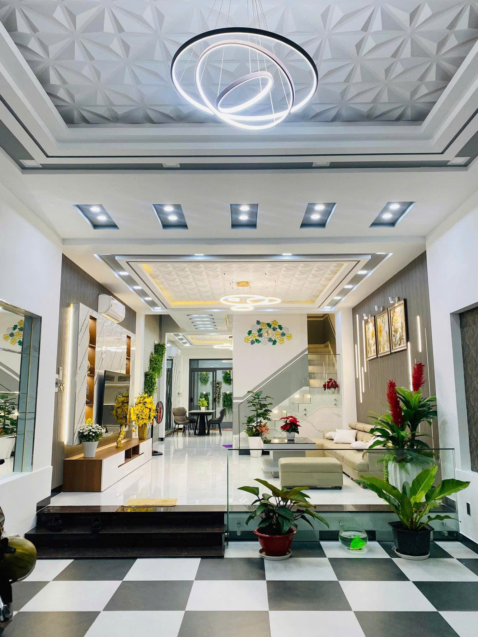 BÁN NHÀ HUỲNH TẤN PHÁT, NHÀ BÈ, 113M2 CÔNG NHẬN ĐỦ - 4 TẦNG FULL NỘI THẤT ĐẸP. LH:0966430901. - Ảnh 1