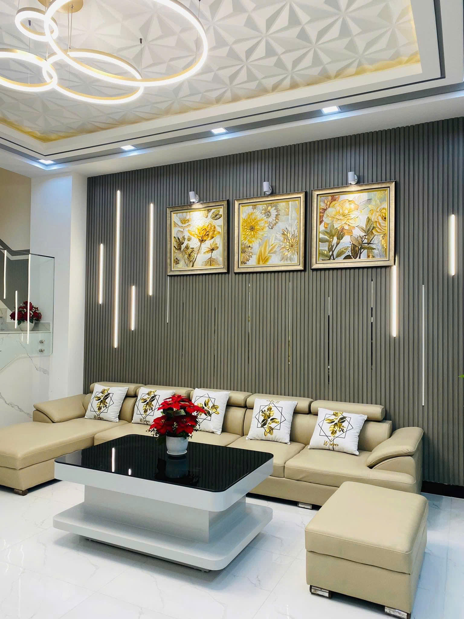 BÁN NHÀ HUỲNH TẤN PHÁT, NHÀ BÈ, 113M2 CÔNG NHẬN ĐỦ - 4 TẦNG FULL NỘI THẤT ĐẸP. LH:0966430901. - Ảnh 5