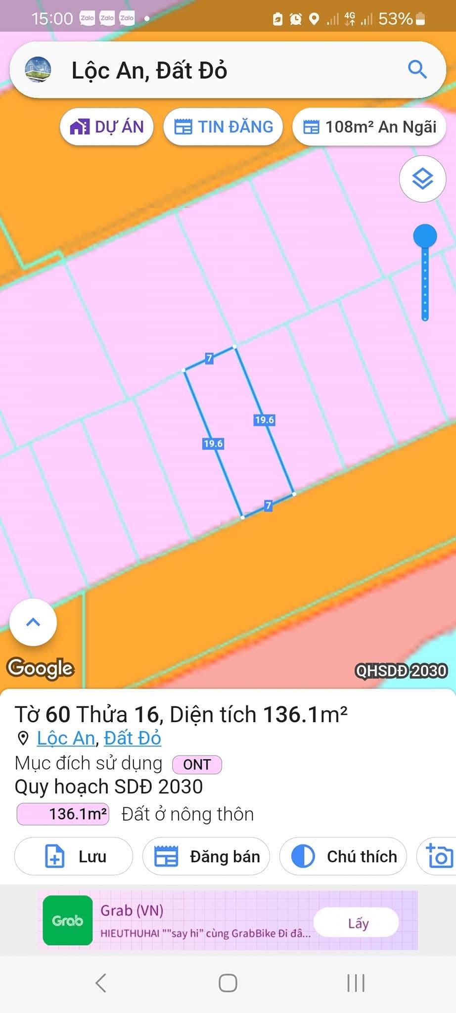 Bán đất mặt tiền đường nhựa xã Lộc An, huyện Long Đất, tỉnh BRVT - Ảnh 3