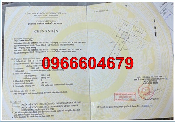 💥Bán nhà số 501 mặt tiền đường Nguyễn ảnh Thủ, khu phố 4 p.Hiệp Thành, Quận 12, HCM, 0966604679 - Ảnh chính