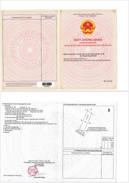 Cần bán lô đất đẹp tại Đức Huy, Xã Gia Tân 1, huyện Thống Nhất, Đồng Nai - Ảnh 2