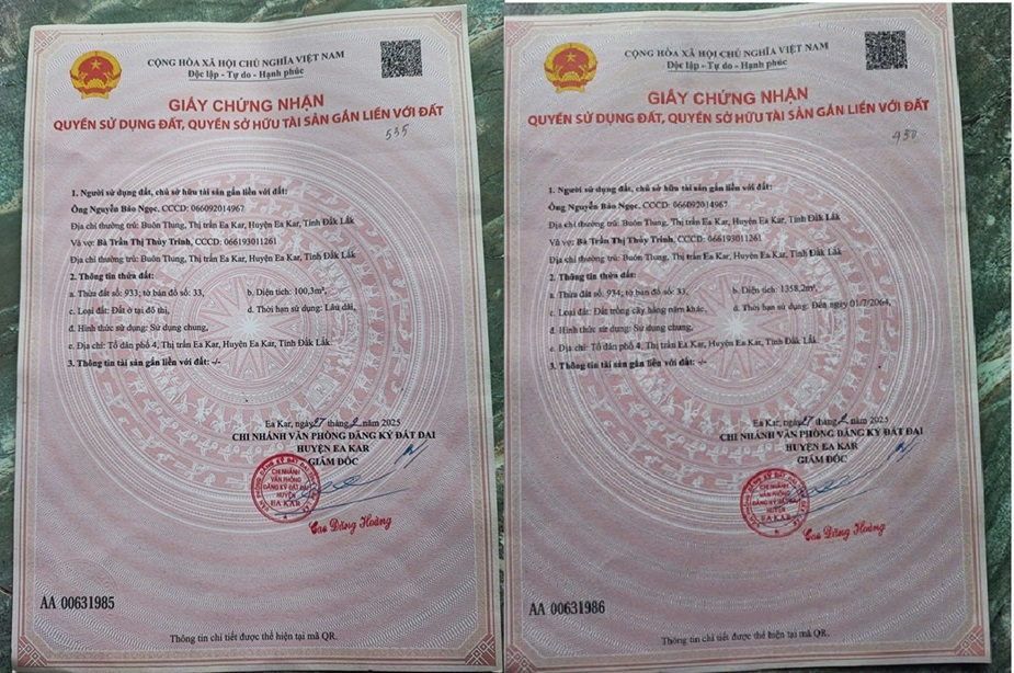 HOT HOT !! CHÍNH CHỦ CẦN BÁN NHANH LÔ ĐẤT TẠI Đường Hồ Xuân Hương,Thị trấn Ea Kar, Ea Kar, Đắk Lắk - Ảnh 3