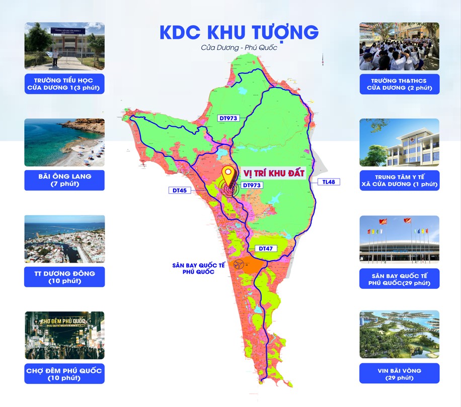 BÁN LÔ ĐẤT KHU TƯỢNG CỬA DƯƠNG PHÚ QUỐC THỔ CƯ 2TY400TR DT200m2 0832865116 - Ảnh chính