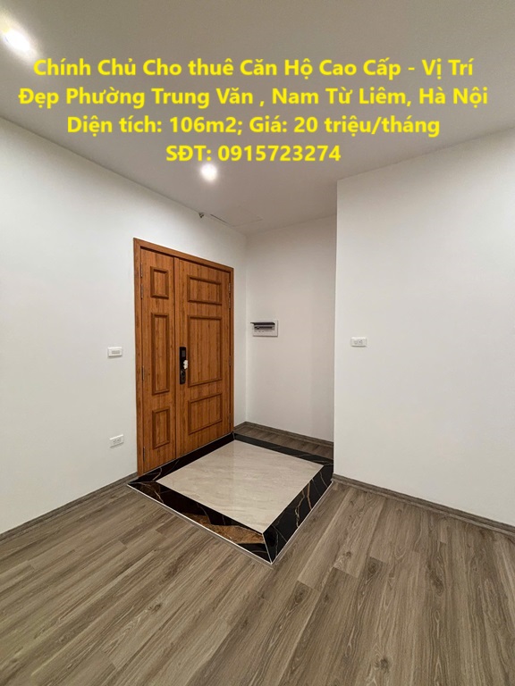 Chính Chủ Cho thuê Căn Hộ Cao Cấp - Vị Trí Đẹp Phường Trung Văn , Nam Từ Liêm, Hà Nội - Ảnh chính