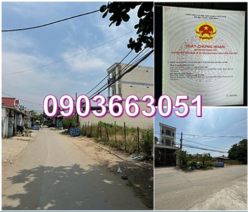 ⭐Chính chủ bán 4 lô đất mặt tiền SHR trung tâm Vĩnh Lộc B, Bình Chánh, HCM, 0903663051 - Ảnh chính