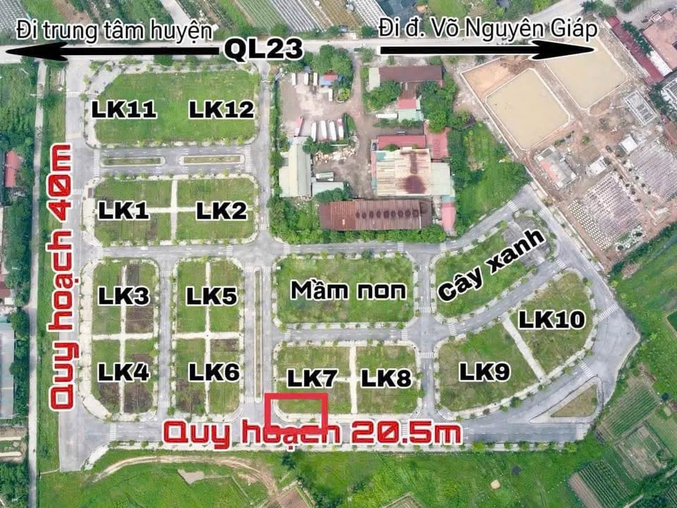 Bán lô đất 3 mặt tiền Tái định cư Bộ Công An. Tiên Dương - Đông Anh - Hà Nội - Ảnh chính