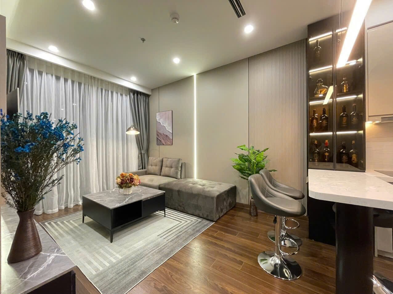 CHÍNH CHỦ BÁN CĂN HỘ 1PN+1 MASTERISE TÒA A - TẦNG 15 VIEW TRỰC DIỆN GIỮA HỒ, FULL NỘI THẤT KHU ĐÔ THỊ SMARTCITY NAM TỪ LIÊM - Ảnh 6