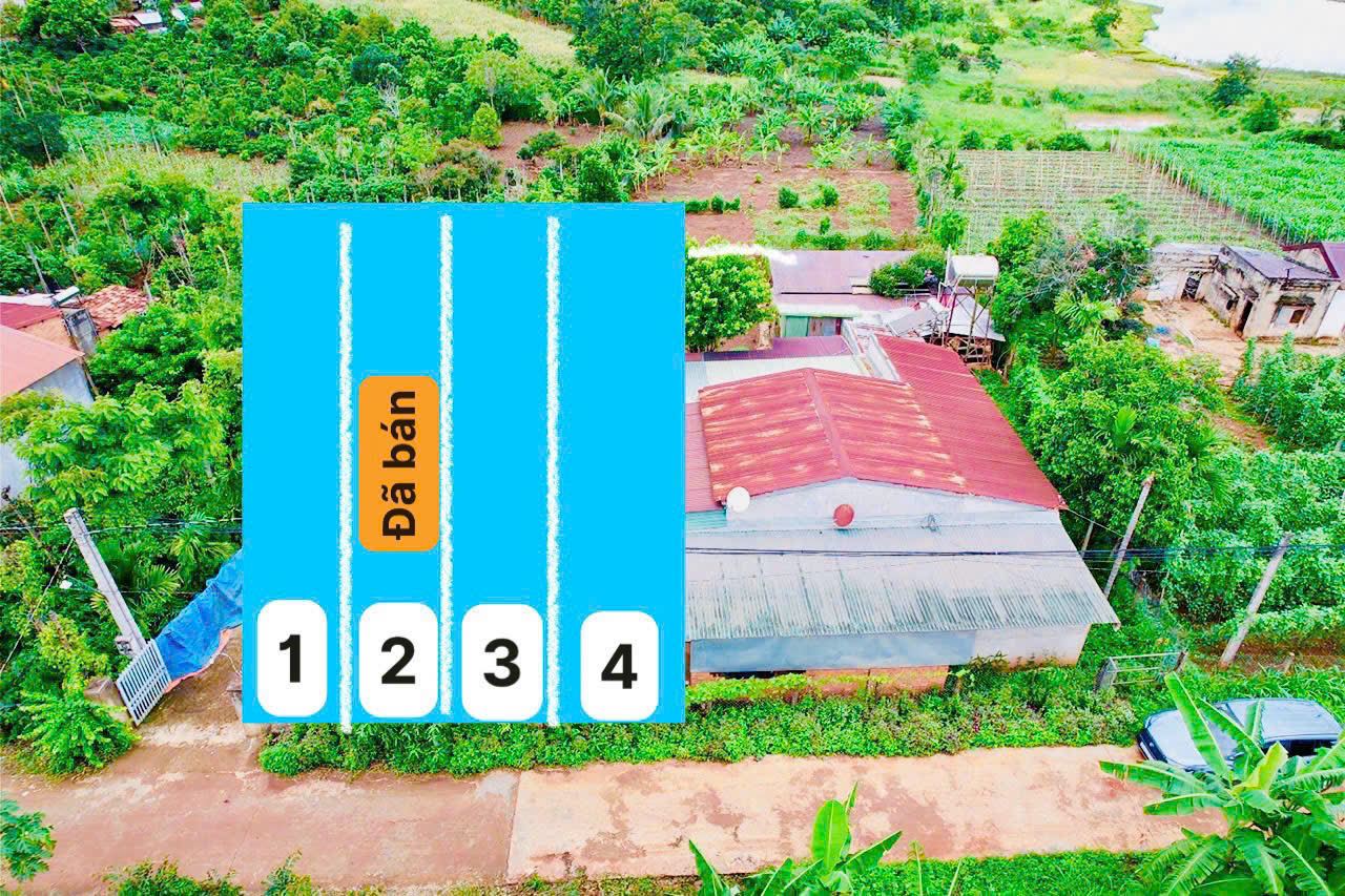 Ea Ning-Cư Kuin-Đắk Lắk đất mặt tiền đường bê tông view hồ 56 mát mẻ kdc đông ssawxn thổ cư chỉ - Ảnh 1