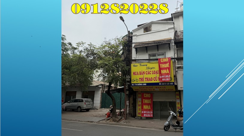 💥Cho thuê nhà KD 3 tầng mặt tiền 776 đường Láng, Đống Đa, Hà Nội, 20tr/th. LH 0912820228 - Ảnh chính