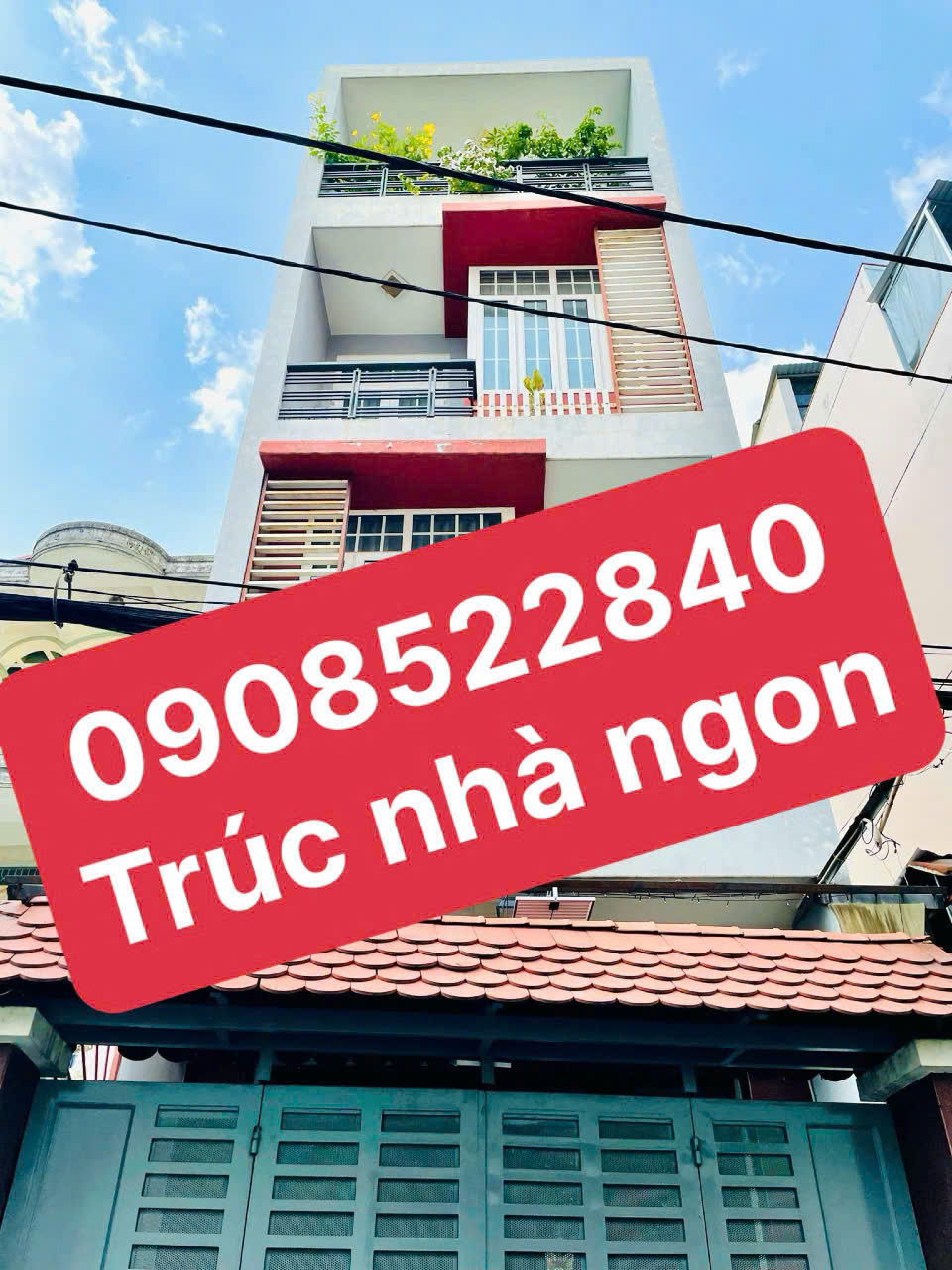 BÁN NHÀ NƠ TRANG LONG - P7 BÌNH THẠNH - HXH TRÁNH - 72M2 - 4 TẦNG BTCT - 4PN 5WC - XE HƠI ĐỂ TRONG - Ảnh chính