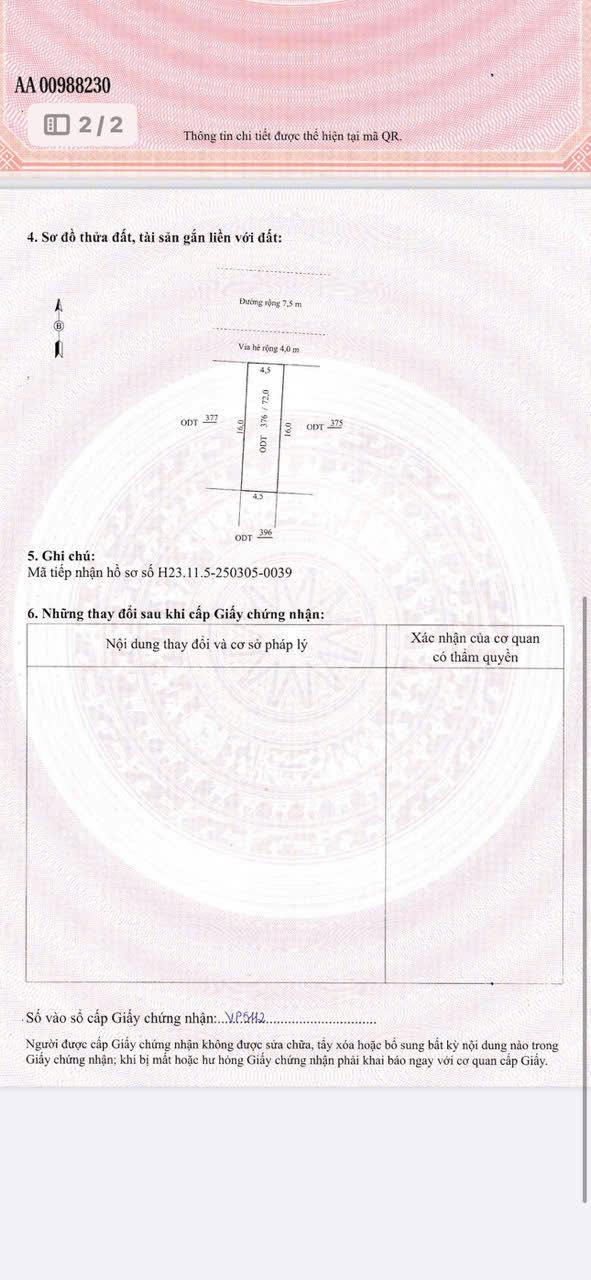 Bán đất KDC Ngọc Châu Đồng Triều, ph Ngọc Châu, TP HD, 72m2, mt 4.5m, view bãi đỗ xe - Ảnh 2
