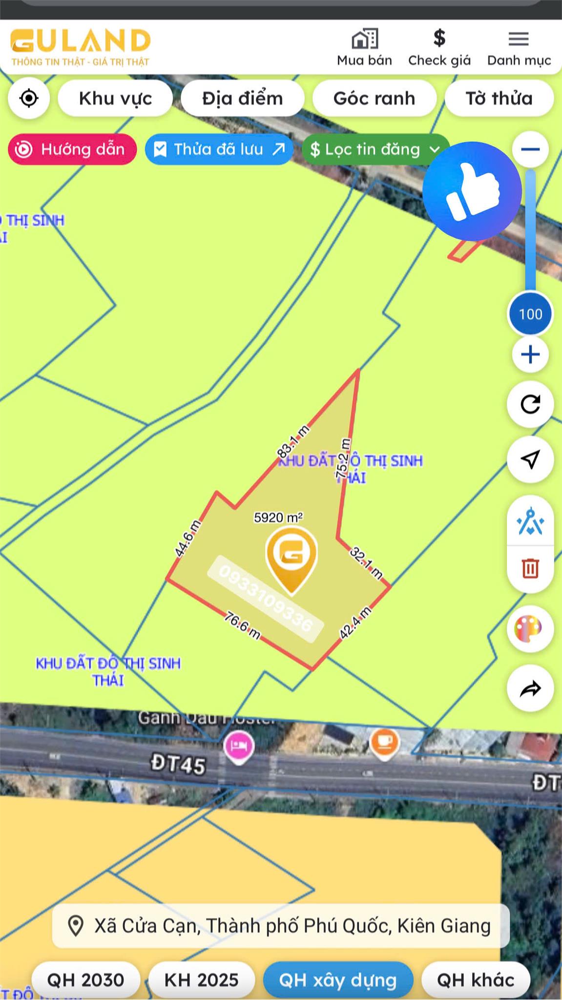 CHÍNH CHỦ CẦN BÁN NHANH LÔ Đất TẠI Ấp 3, Xã Cửa Cạn, TP Phú Quốc, Kiên Giang - Ảnh 3