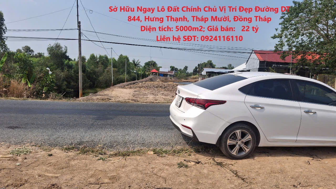 Sở Hữu Ngay Lô Đất Chính Chủ Vị Trí Đẹp Đường DT 844, Hưng Thạnh, Tháp Mười, Đồng Tháp - Ảnh chính