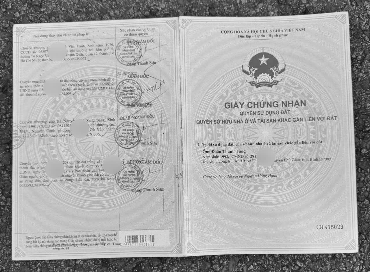 ĐẤT ĐẸP - GIÁ TỐT - Cần Bán Nhanh Đất Tại Trung Tâm Xã Tân Long, Phú Giáo, Bình Dương - Ảnh 1