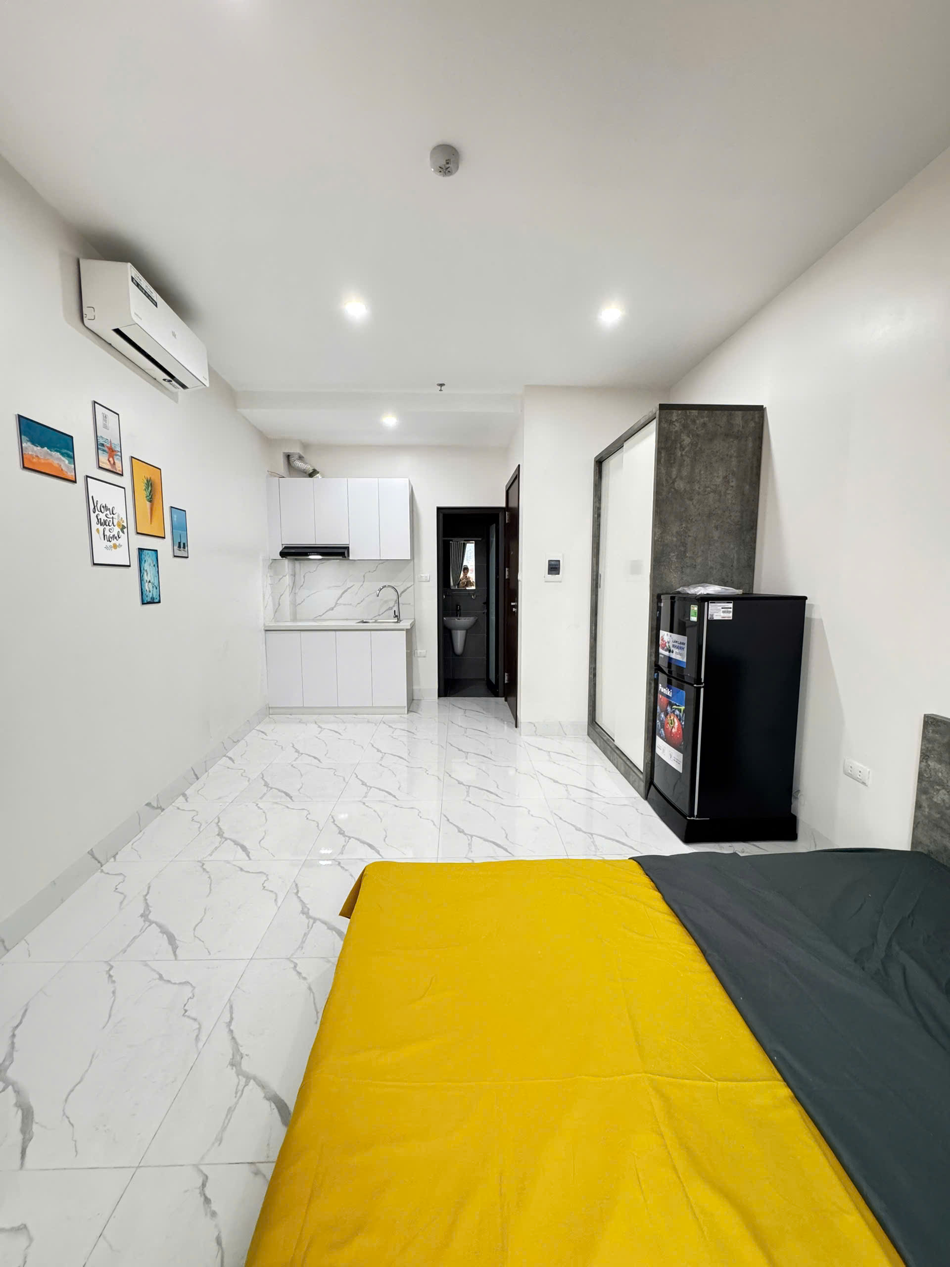 (Cực hiếm) Phòng studio rộng 28m2 mới khai trương tại phố Thái Thịnh - nội thất cao cấp - gần phố - Ảnh 3