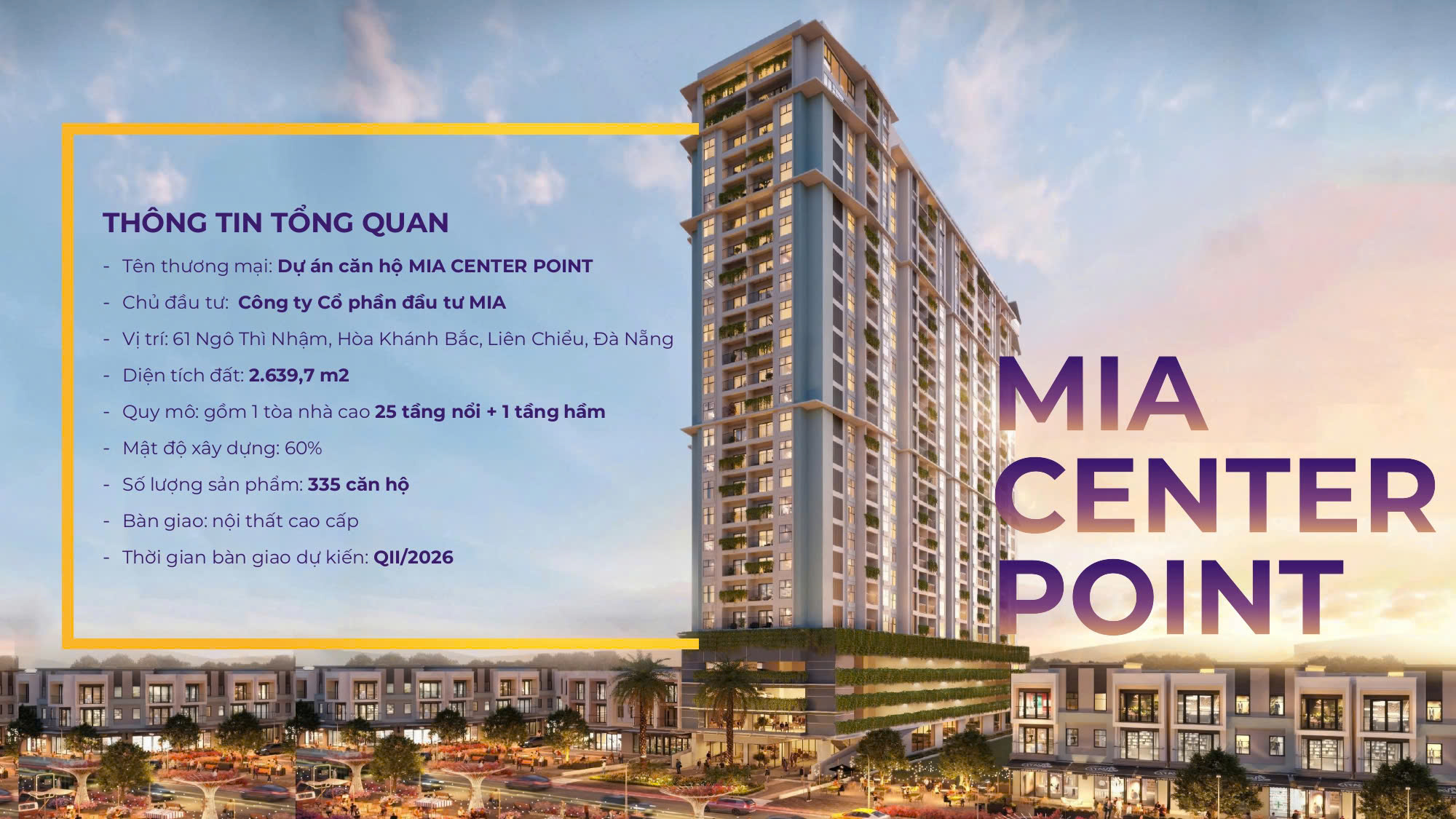 MIA Centerpoint – Sống Đẳng Cấp, Đầu Tư Sinh Lời Tại Đà Nẵng - Ảnh 1