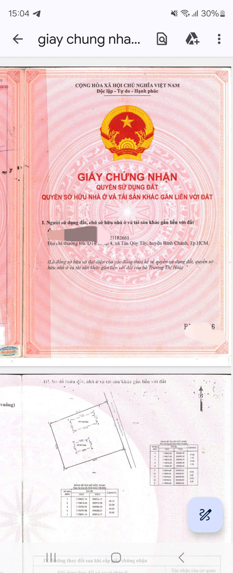 Bán đất tại Ấp 4, X. Tân Quý Tây, H. Bình Chánh, TP Hồ Chí Minh - Ảnh chính