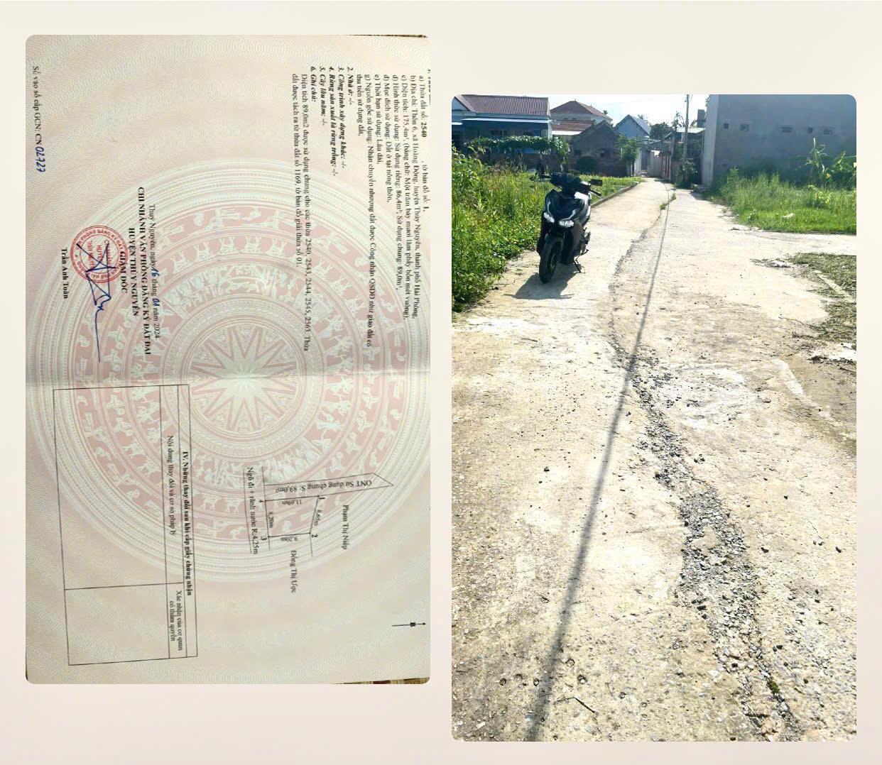 ĐẤT ĐẸP - GIÁ TỐT - Lô Góc Thông Thiên 2 Ngõ ô tô Tận Đất Tại Hoàng Động, Thuỷ Nguyên, Hải Phòng - Ảnh chính