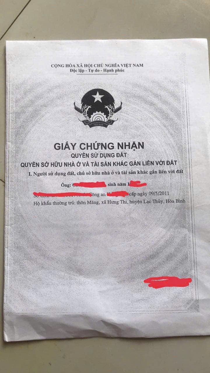 GIÁ TỐT - CẦN BÁN NHANH 2 LÔ ĐẤT- HUYỆN LẠC THỦY - TỈNH HÒA BÌNH - Ảnh chính