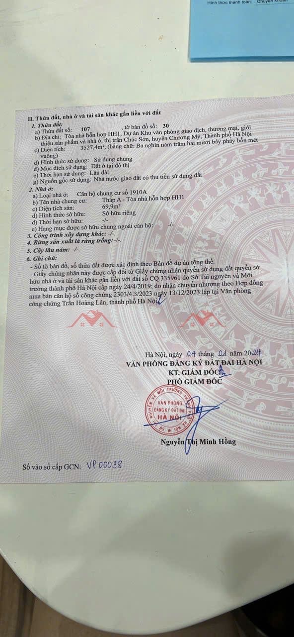 CHÍNH CHỦ BÁN CĂN CHUNG CƯ LK LỘC NINH-TT CHÚC SƠN-CHƯƠNG MỸ-HÀ NỘI - Ảnh 4