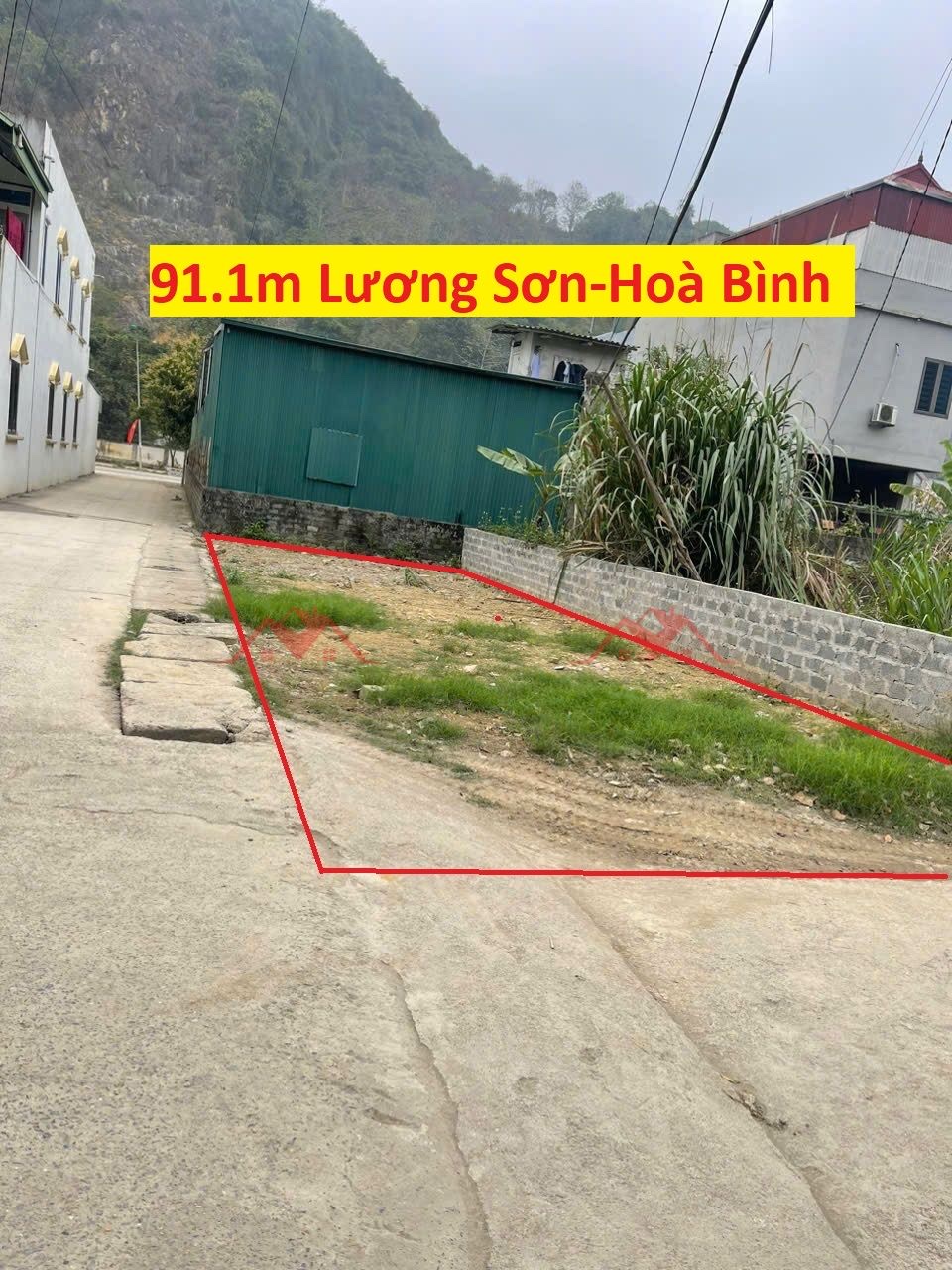 CHÍNH CHỦ BÁN LÔ ĐẤT 91,1M TẠI TT LƯƠNG SƠN-HÒA BÌNH - Ảnh chính