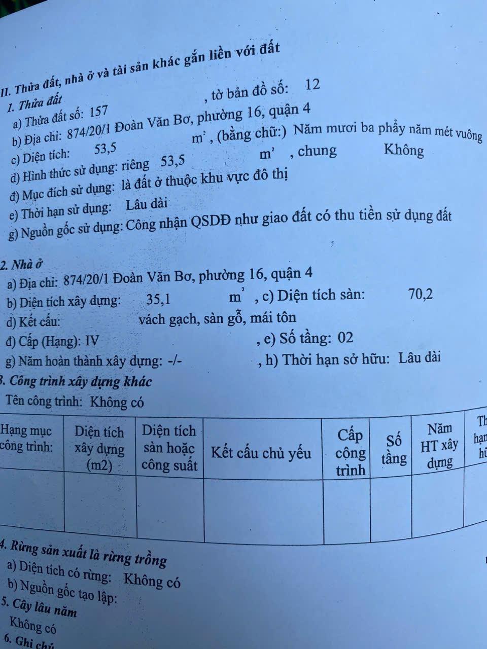 GIÁ TỐT - CHÍNH CHỦ Cần Bán Nhanh Căn Nhà Vị Trí  ĐẹpTại Quận 4, TP HCM - Ảnh 2
