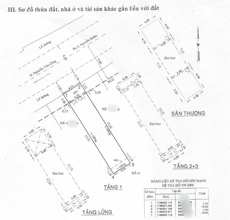 NHÀ BÁN MẶT TIỀN KINH DOANH ĐƯỜNG NGUYỄN VĂN CÔNG - P.3 - Ảnh 1