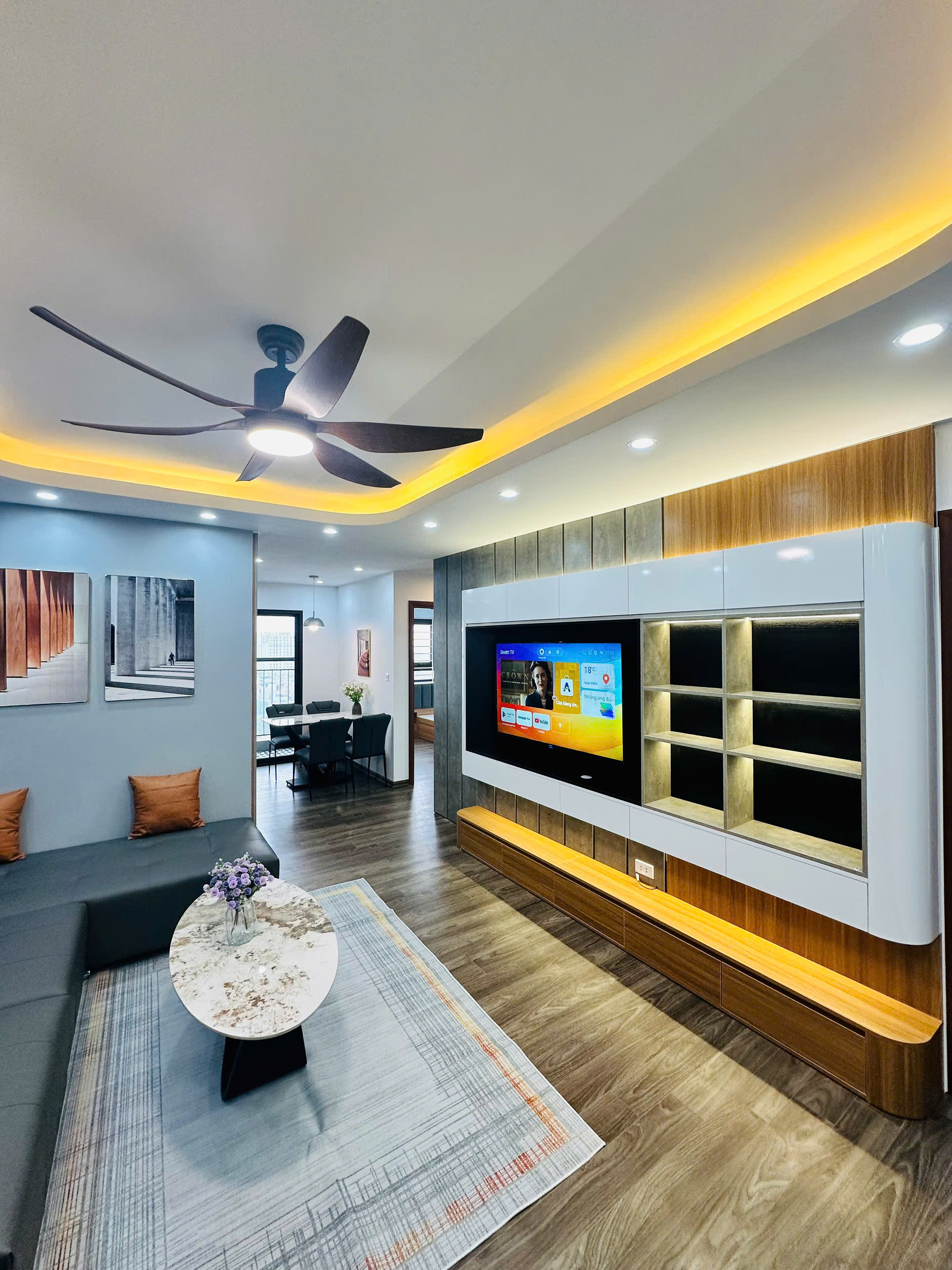 Căn hộ chung cư Hateco Hoàng Mai 82m2 * 3 ngủ, căn góc, 2 mặt view đẹp, giá 4 Tỷ 860 triệu - Ảnh 1