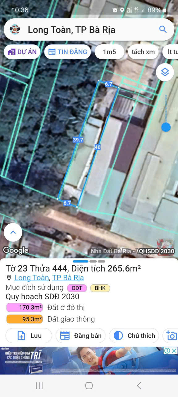 Đất Phường Long Toàn - TP. Bà Rịa. - Ảnh 2
