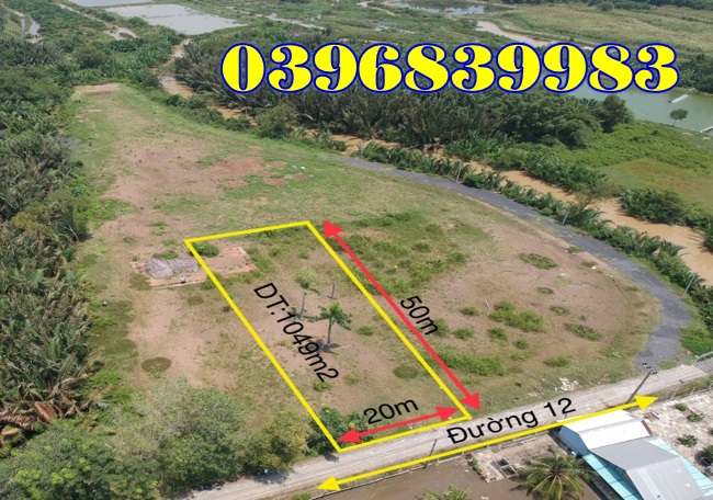 ⭐Chính chủ bán đất MT đường12, huyện Nhà Bè, Tp Hồ Chí Minh. 9,5tỷ, 0396839983 - Ảnh chính