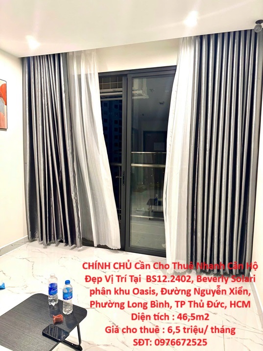 CHÍNH CHỦ Cần Cho Thuê Nhanh Căn Hộ  Đẹp Vị Trí Tại TP Thủ Đức , HCM - Ảnh chính
