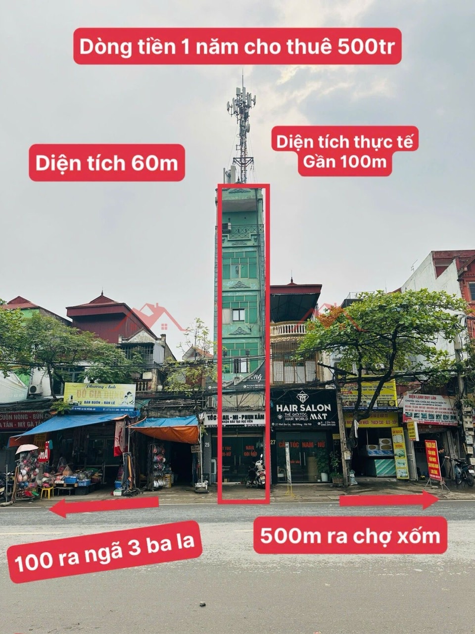 CHÍNH CHỦ BÁN CĂN NHÀ 60M TẠI PHÚ LA-HÀ ĐÔNG-HÀ NỘI - Ảnh chính