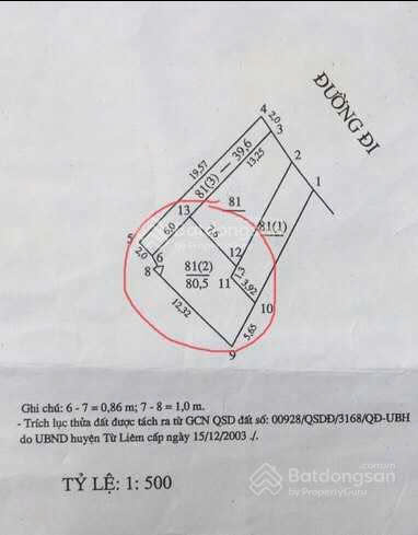 CẦN BÁN ĐẤT địa chỉ số 56 ngõ 39 Đình Thôn, Phường Mỹ Đình 1, Nam Từ Liêm, Hà Nội. - Ảnh 2