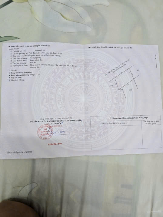 BÁN ĐẤT GIÁ TỐT: DT 145M2, ĐƯỜNG NHỰA 12M, SỔ HỒNG RIÊNG - Ảnh 1