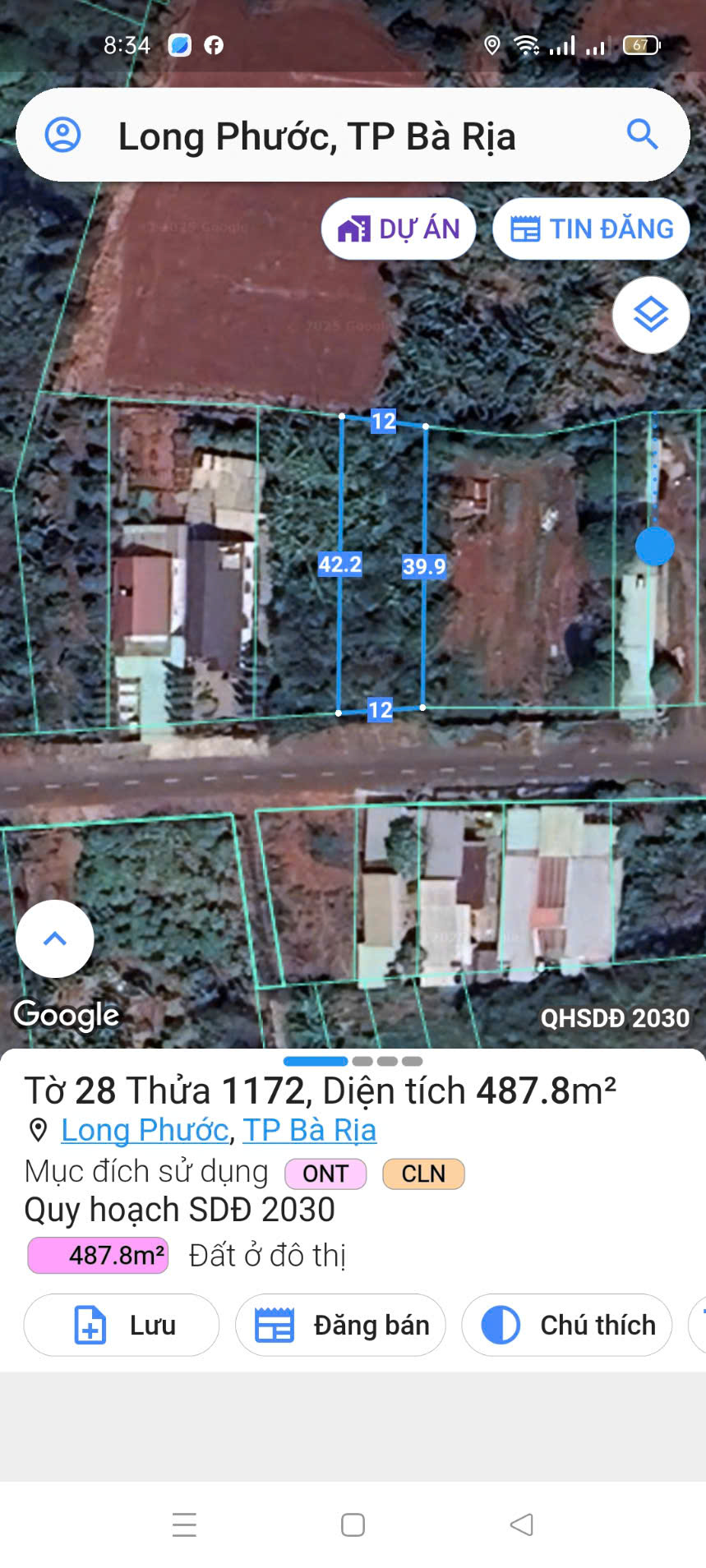 CHỦ BÁN ĐẤT MẶT TIỀN ĐƯỜNG SỐ 7, XÃ LONG PHƯỚC, TP. BÀ RỊA - Ảnh chính