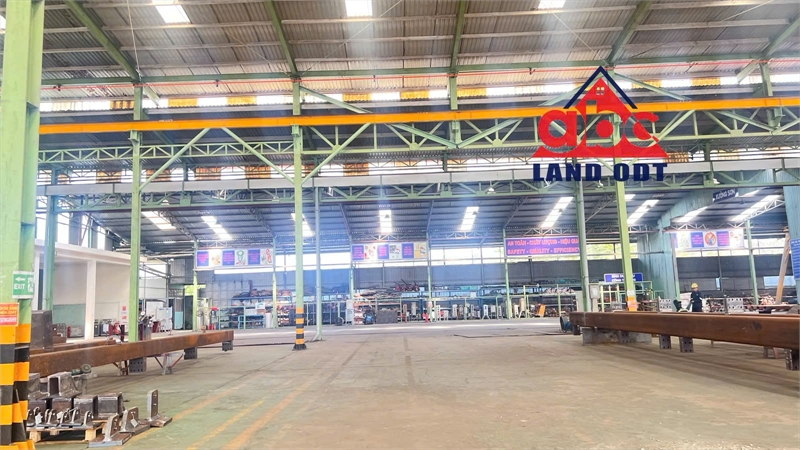 XT035 Sẵn xưởng trống kết cấu khung thép, có sẵn cầu trục hoạt động nhiều ngành nghề - Ảnh 3