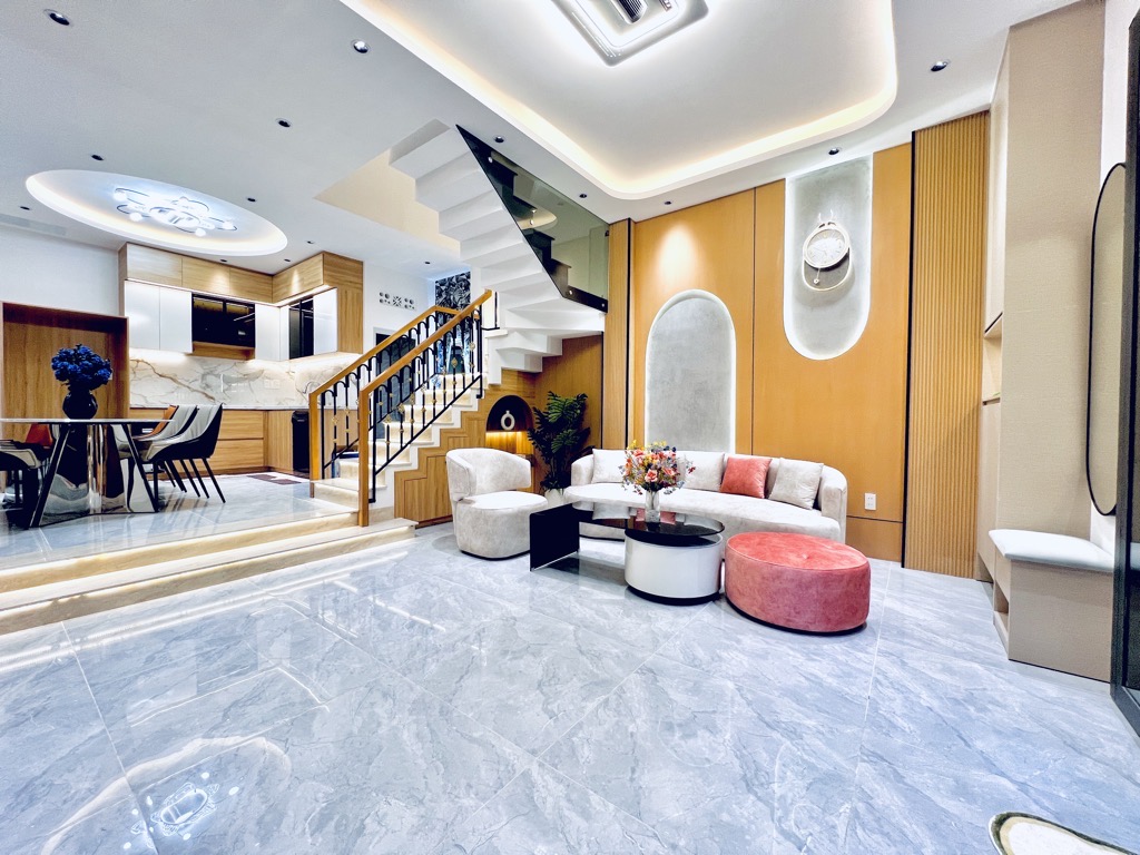 NHÀ 4 TẦNG MỚI ĐẸP – FULL NỘI THẤT – HẺM XE HƠI - Ảnh chính